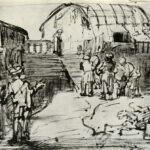 The Ark of Noah -- Pen and Ink -- Rembrandt